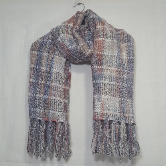 Vintage Boundary Waters wool blend blanket scarf - Picture 1 of 9